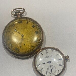 Elgin Pocket Watch Set